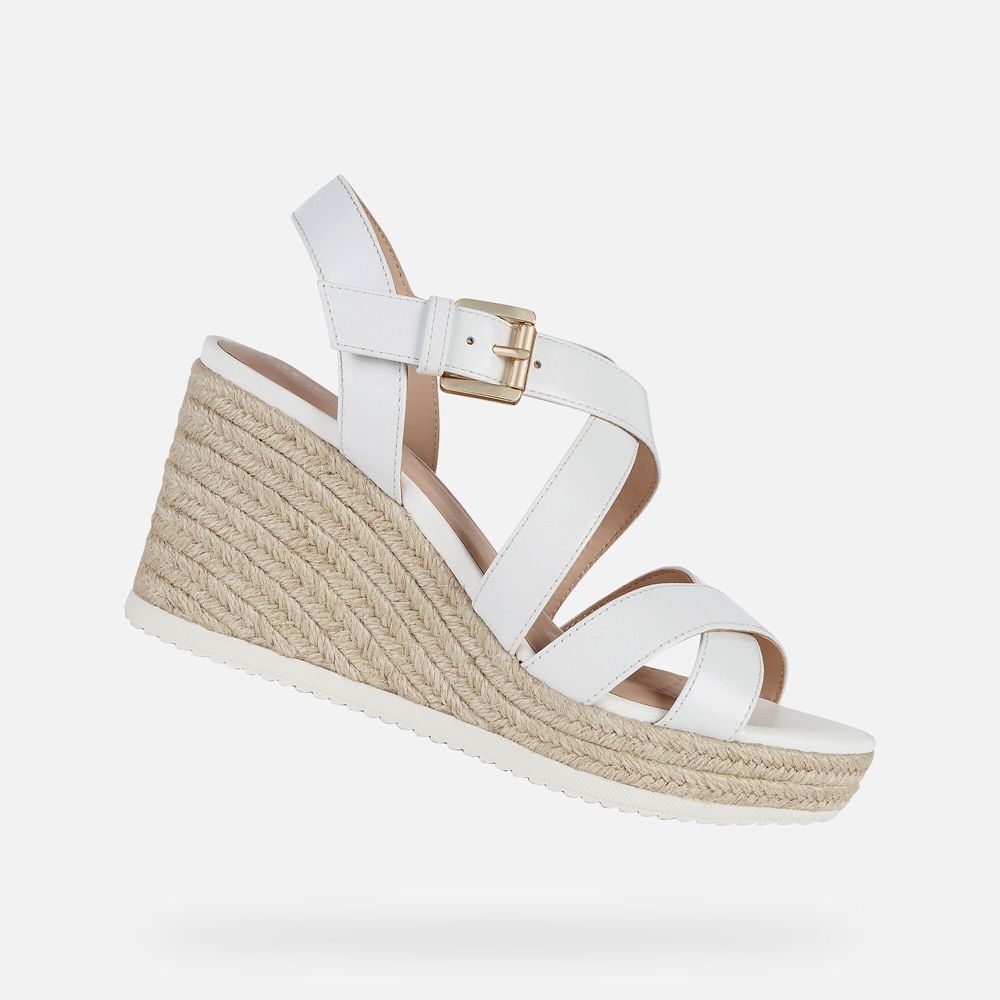 Sandalias Geox Senhora Branco - Ponza - NEKVQ2693